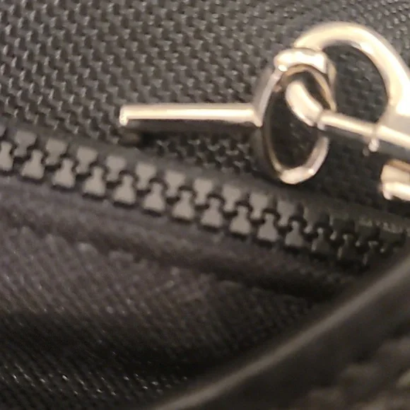 Jack Georges Black Leather Briefcase